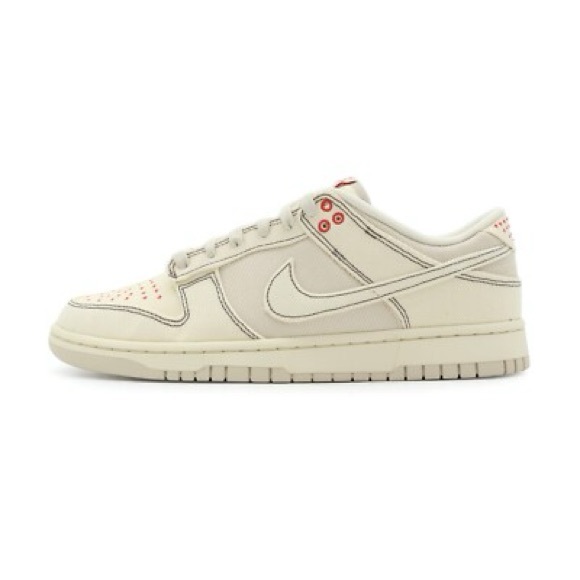 Nike Dunk Low SE Sashiko Light Orewood Brown Shoes Men’s 9.5 DV0834-100 W/Box - Picture 1 of 10
